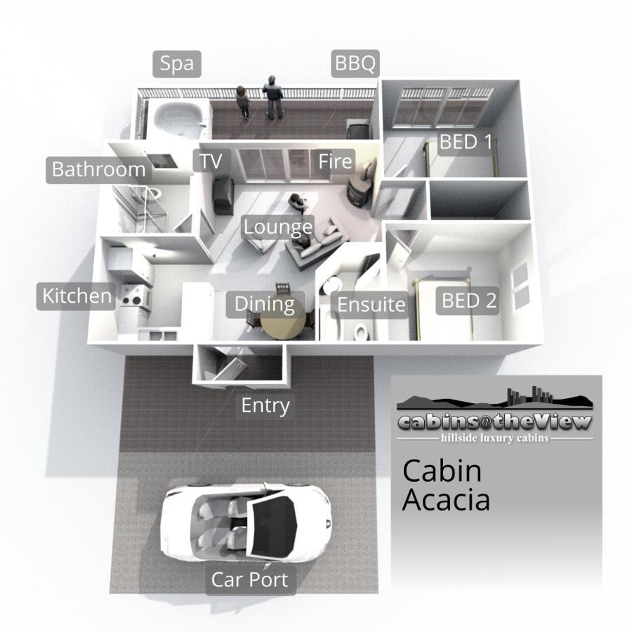 Cabins @ The View Ocean View Bagian luar foto